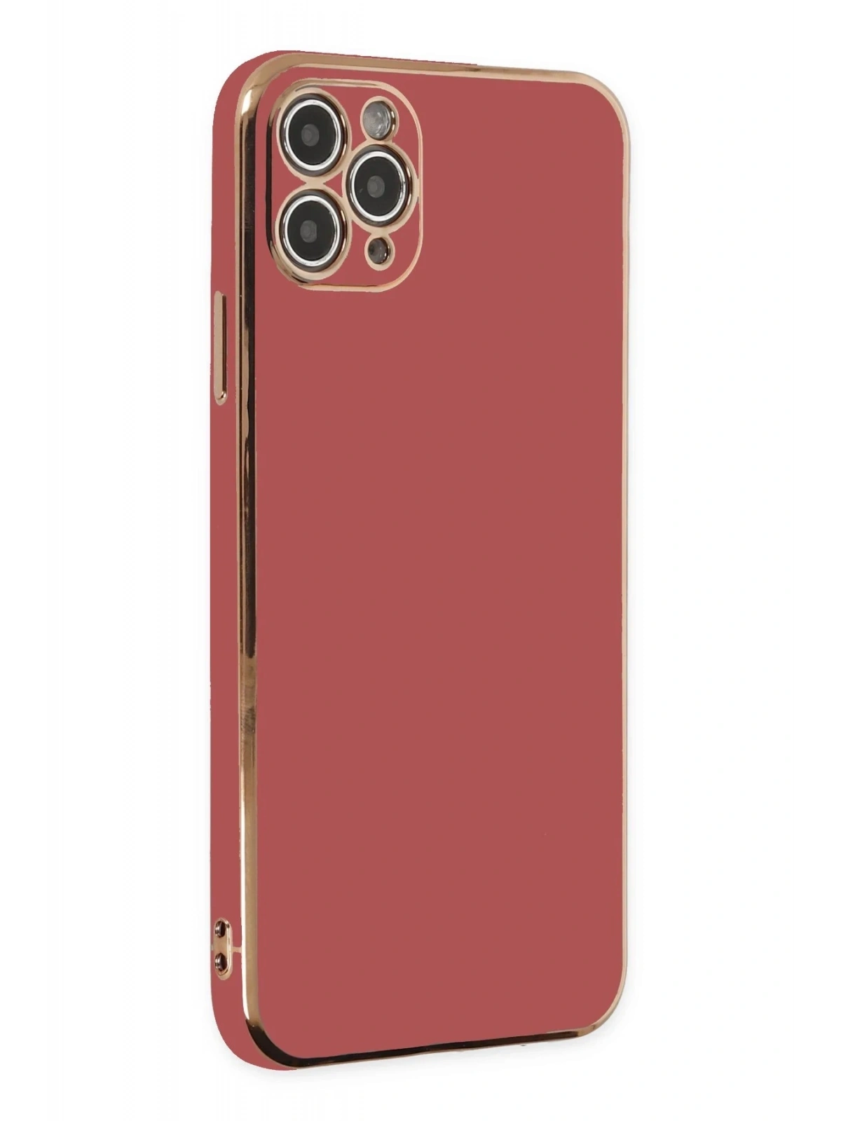 Newface Apple iPhone 11 Pro Max Kılıf Volet Silikon - Kırmızı