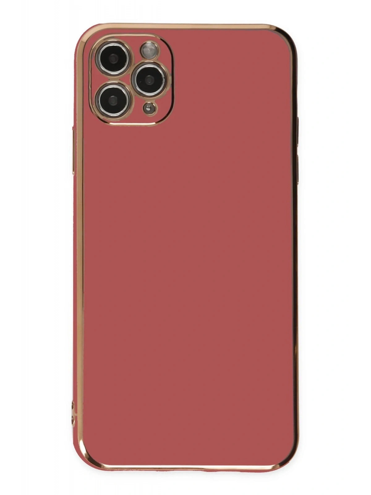 Newface Apple iPhone 11 Pro Max Kılıf Volet Silikon - Kırmızı