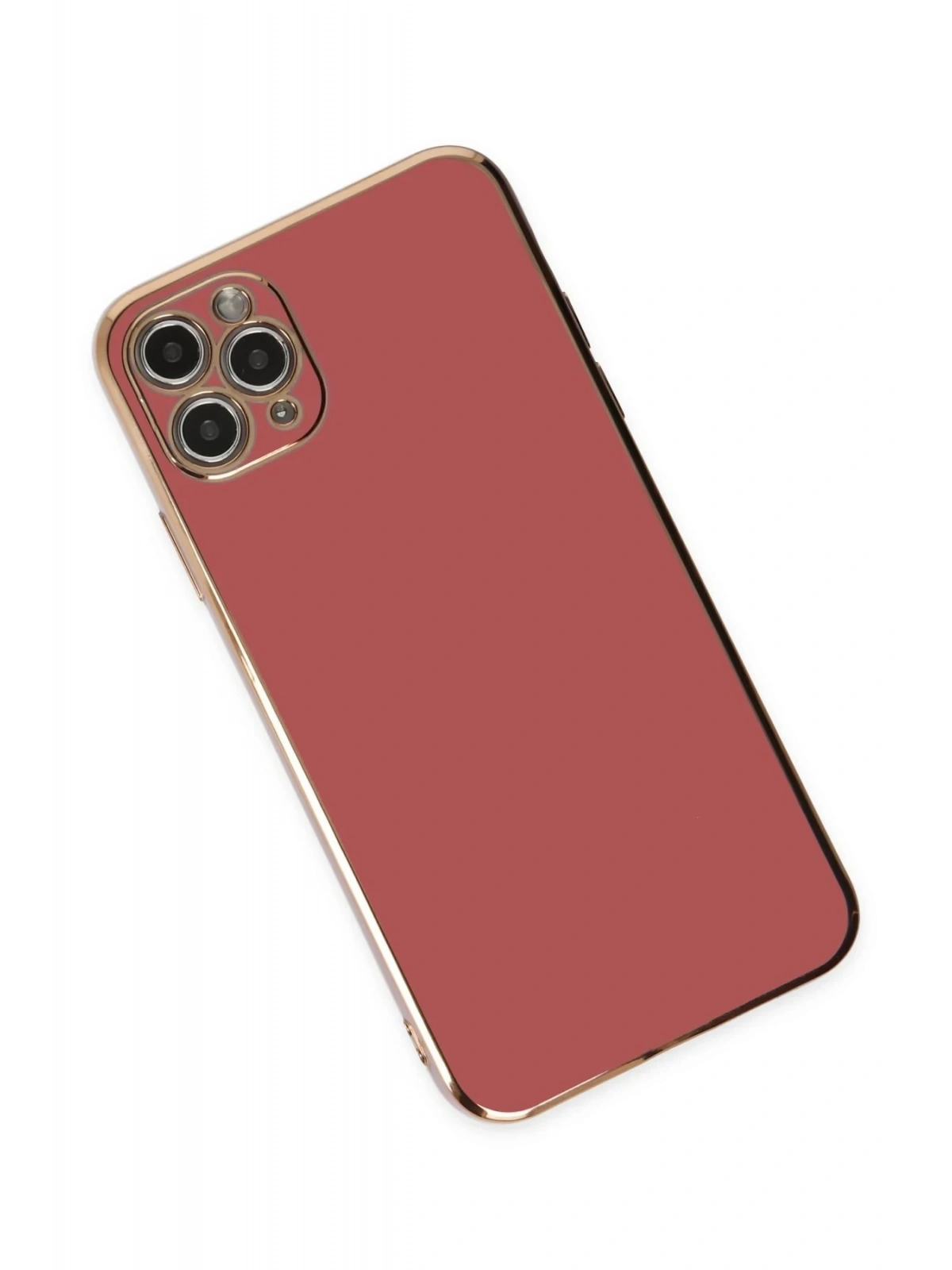 Newface Apple iPhone 11 Pro Max Kılıf Volet Silikon - Kırmızı