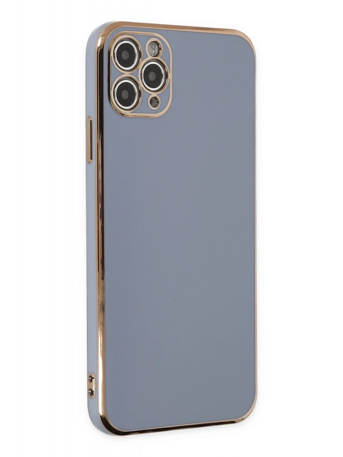 Newface Apple iPhone 11 Pro Max Kılıf Volet Silikon - Mavi