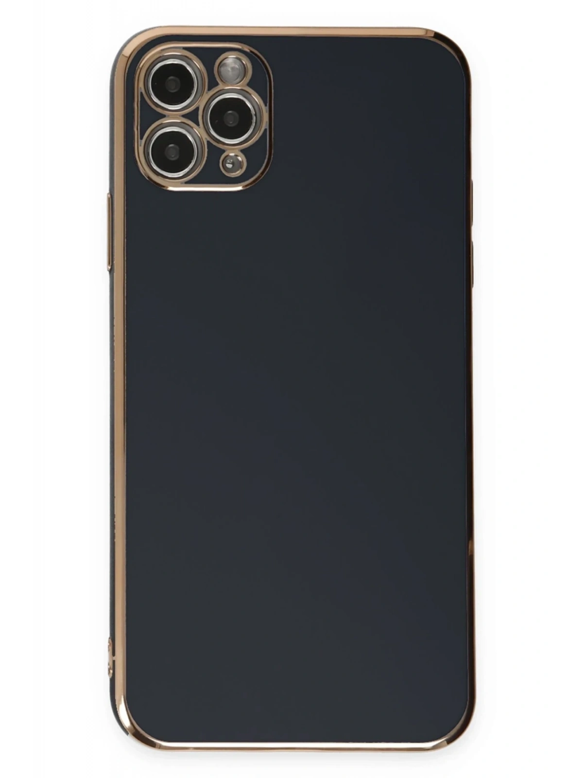 Newface Apple iPhone 11 Pro Max Kılıf Volet Silikon - Siyah