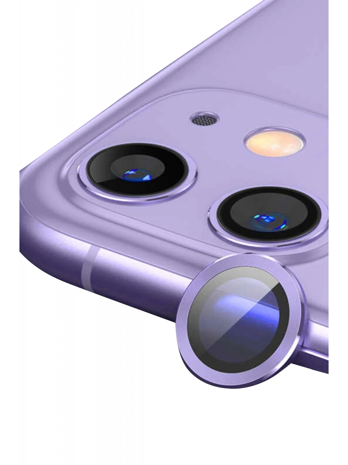 Newface Apple iPhone 11 Raze Metal Kamera Lens - Mor
