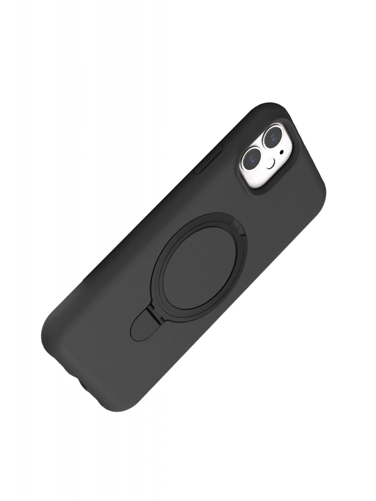 Newface Apple iPhone 11 Regal Magsafe Standlı Kapak - Titan Gri