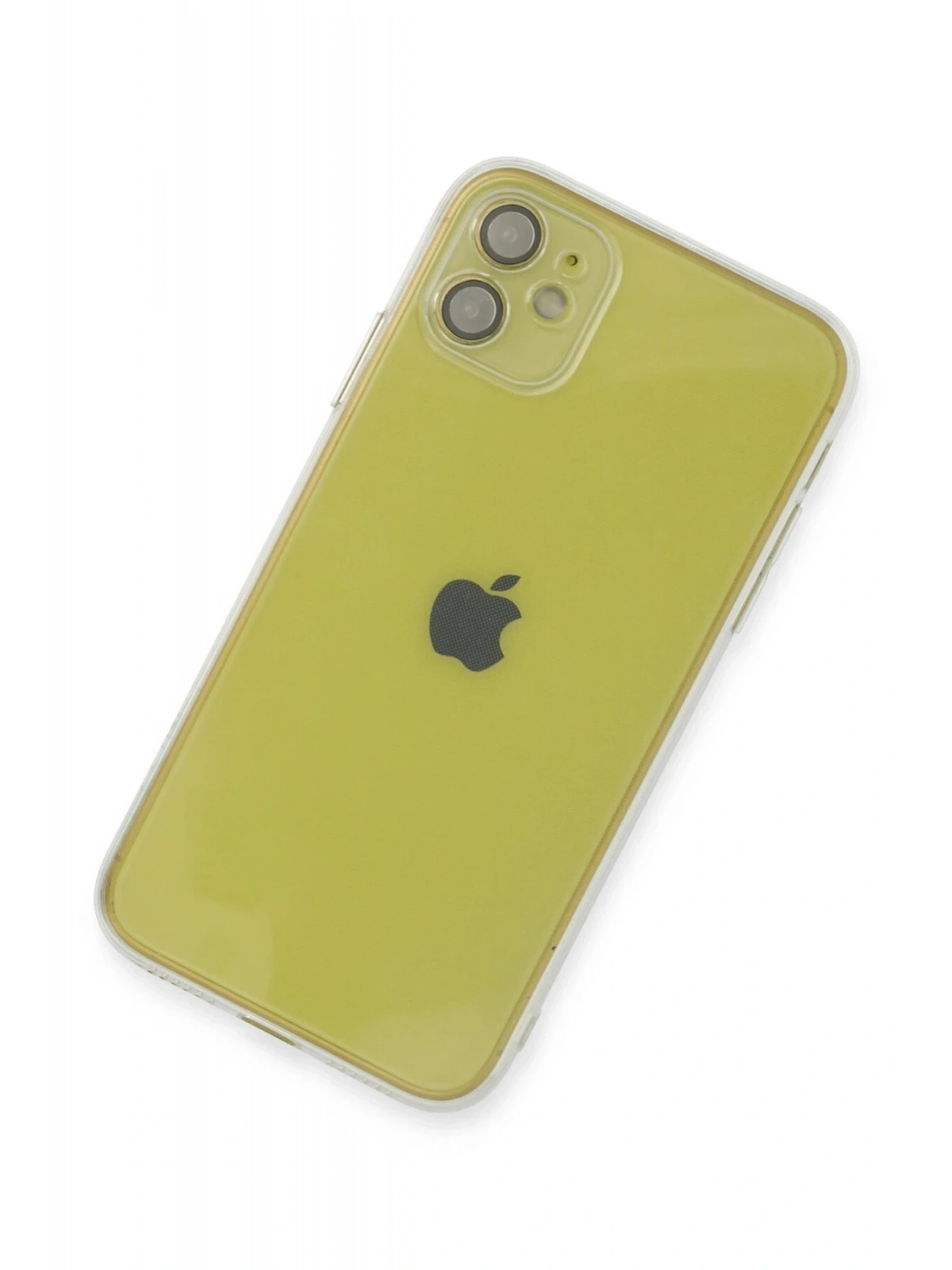 Newface Apple iPhone 12 Kılıf Fly Lens Silikon - Şeffaf