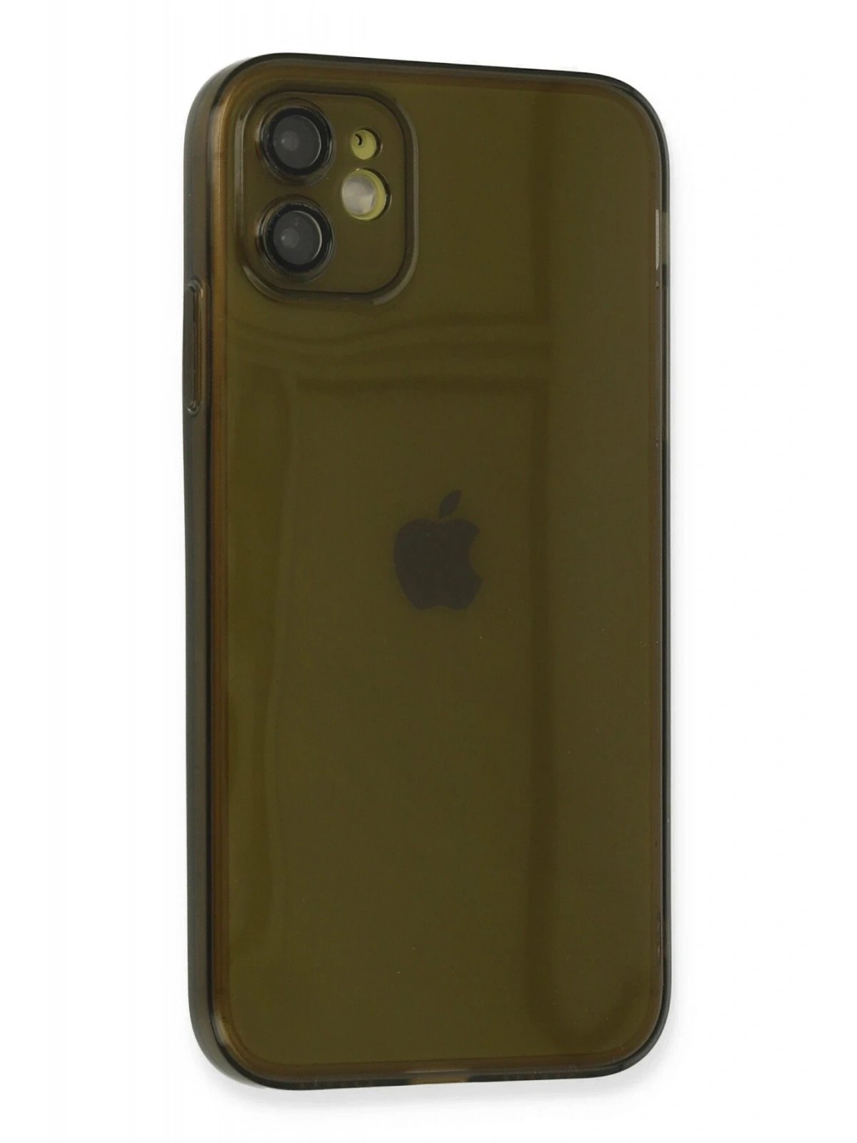 Newface Apple iPhone 12 Kılıf Fly Lens Silikon - Siyah