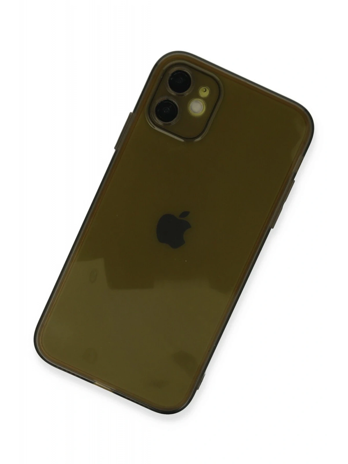 Newface Apple iPhone 12 Kılıf Fly Lens Silikon - Siyah