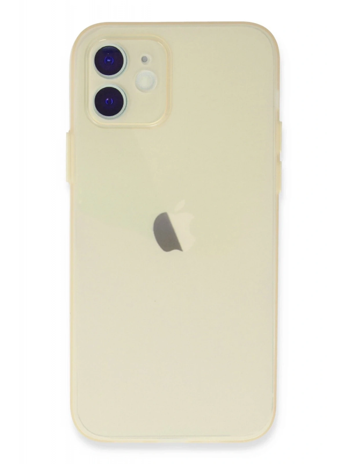 Newface Apple iPhone 12 Kılıf Puma Silikon - Gold