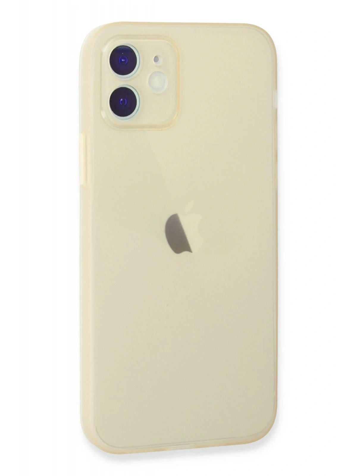 Newface Apple iPhone 12 Kılıf Puma Silikon - Gold