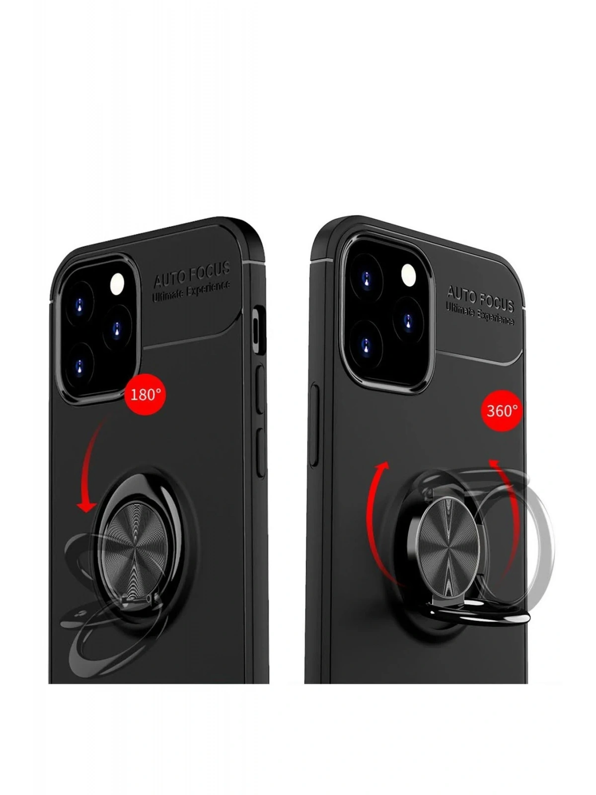 Newface Apple iPhone 12 Kılıf Range Yüzüklü Silikon - Mavi