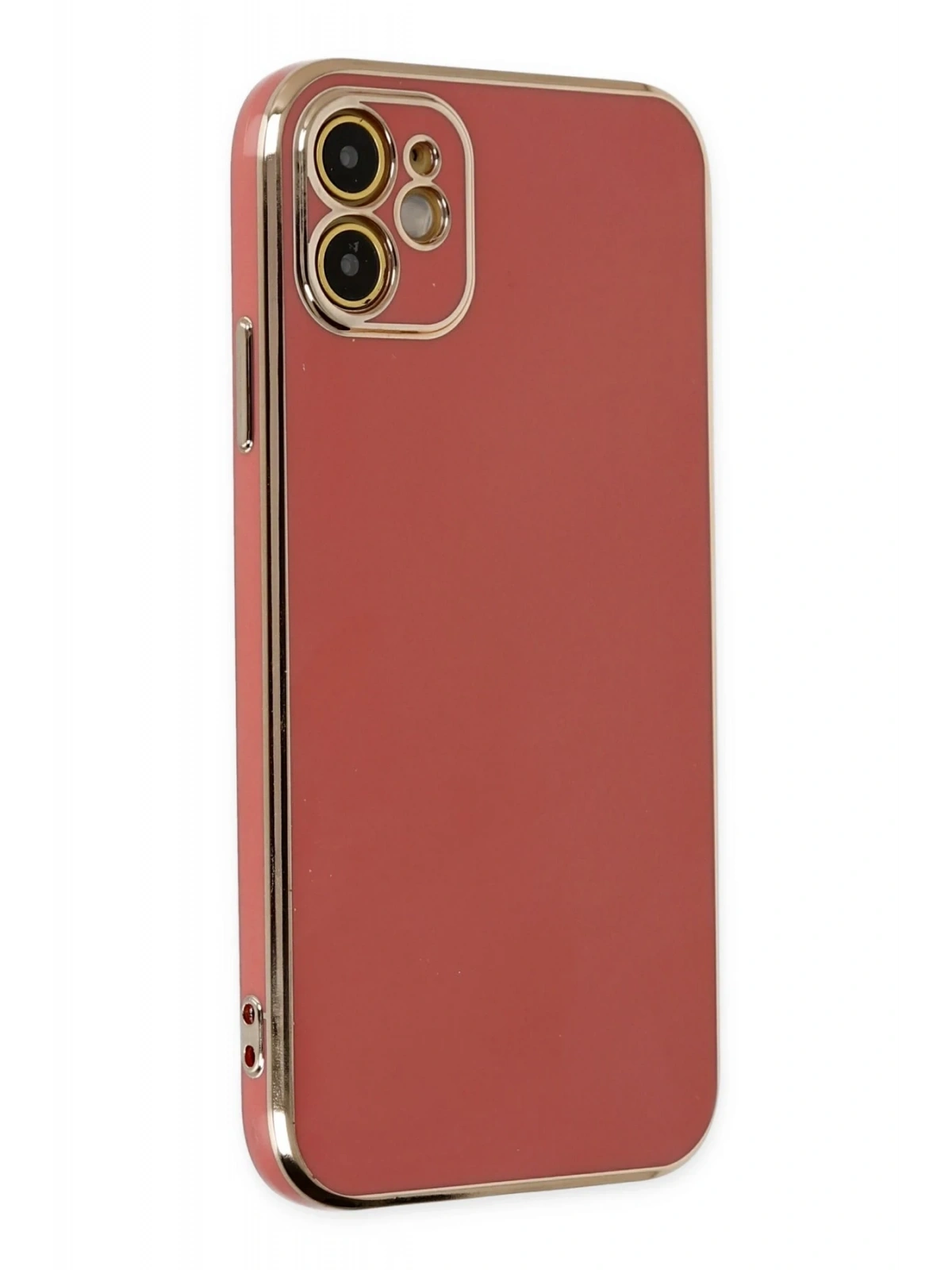 Newface Apple iPhone 12 Kılıf Volet Silikon - Kırmızı