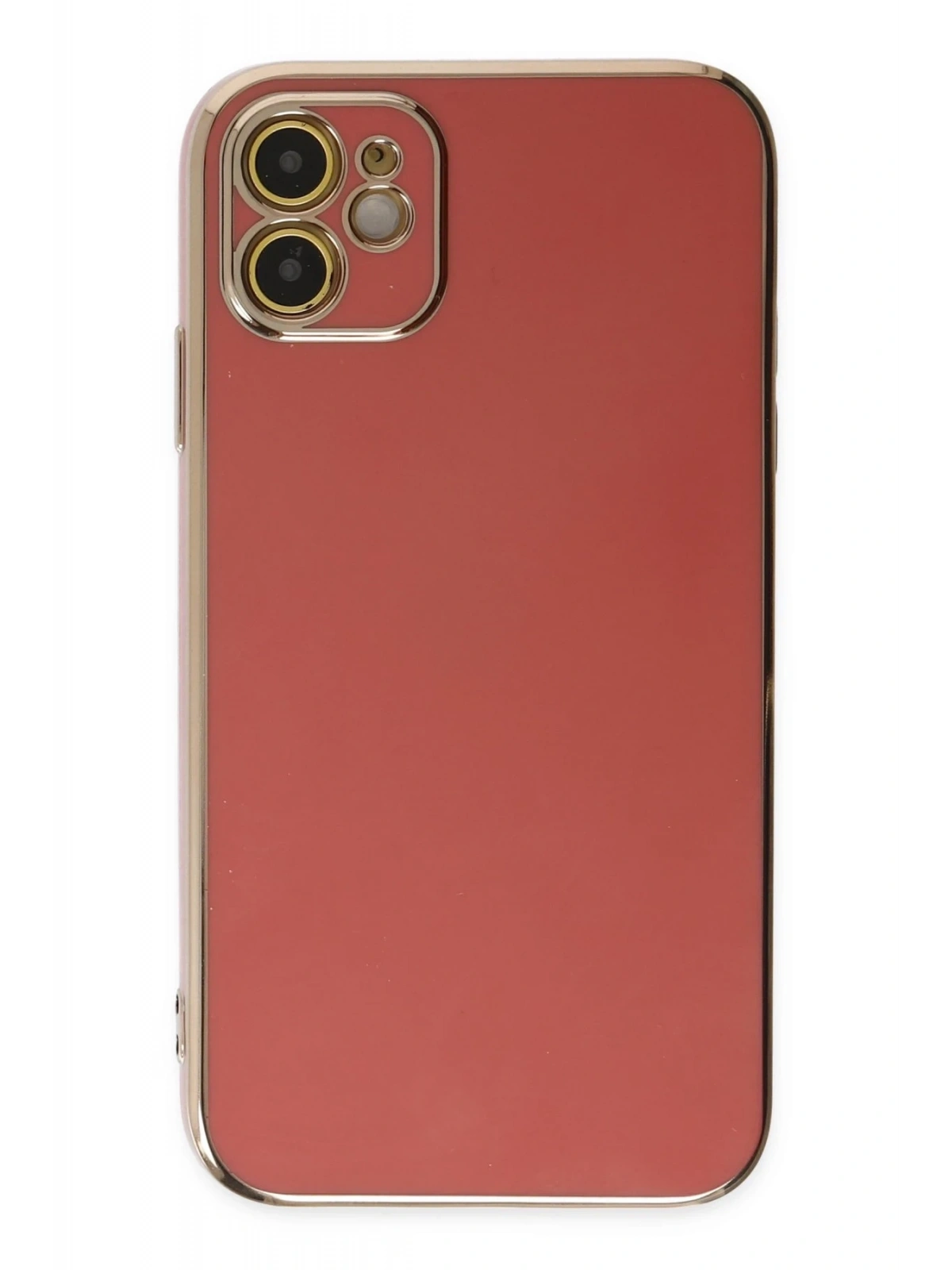 Newface Apple iPhone 12 Kılıf Volet Silikon - Kırmızı