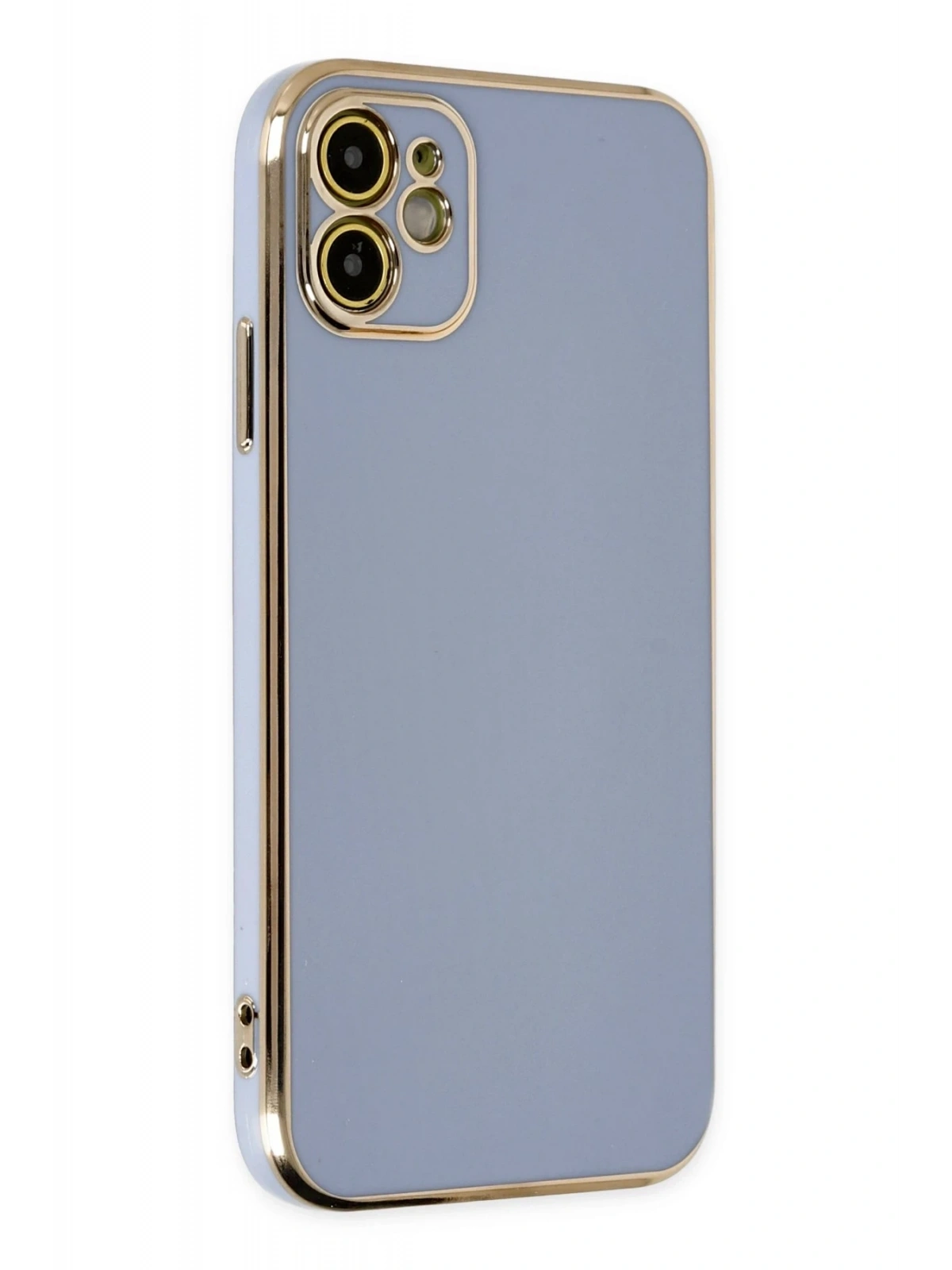 Newface Apple iPhone 12 Kılıf Volet Silikon - Mavi