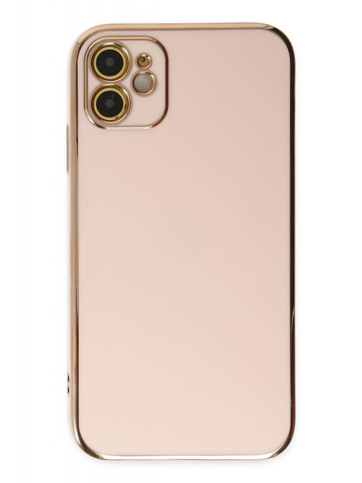Newface Apple iPhone 12 Kılıf Volet Silikon - Pembe