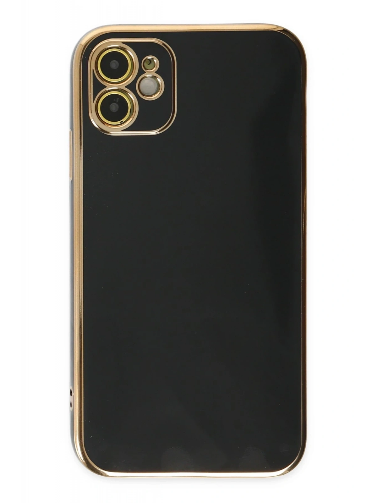 Newface Apple iPhone 12 Kılıf Volet Silikon - Siyah