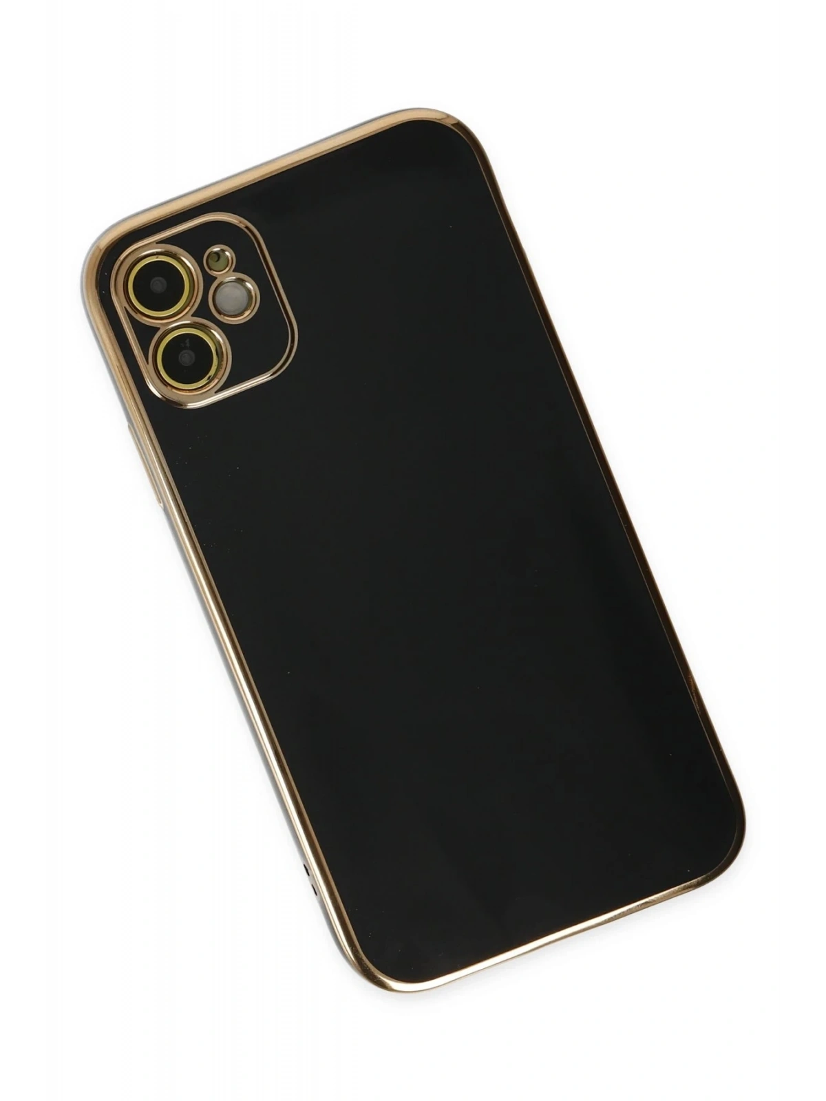 Newface Apple iPhone 12 Kılıf Volet Silikon - Siyah