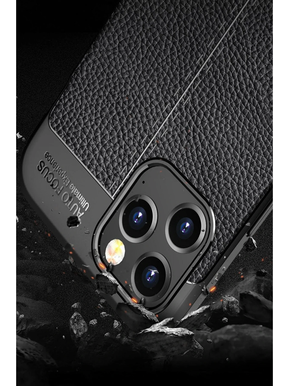 Newface Apple iPhone 12 Pro Kılıf Auto Focus Kapak - Lacivert