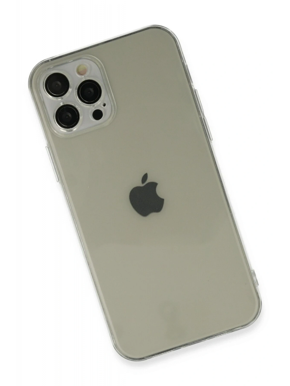 Newface Apple iPhone 12 Pro Kılıf Fly Lens Silikon - Şeffaf