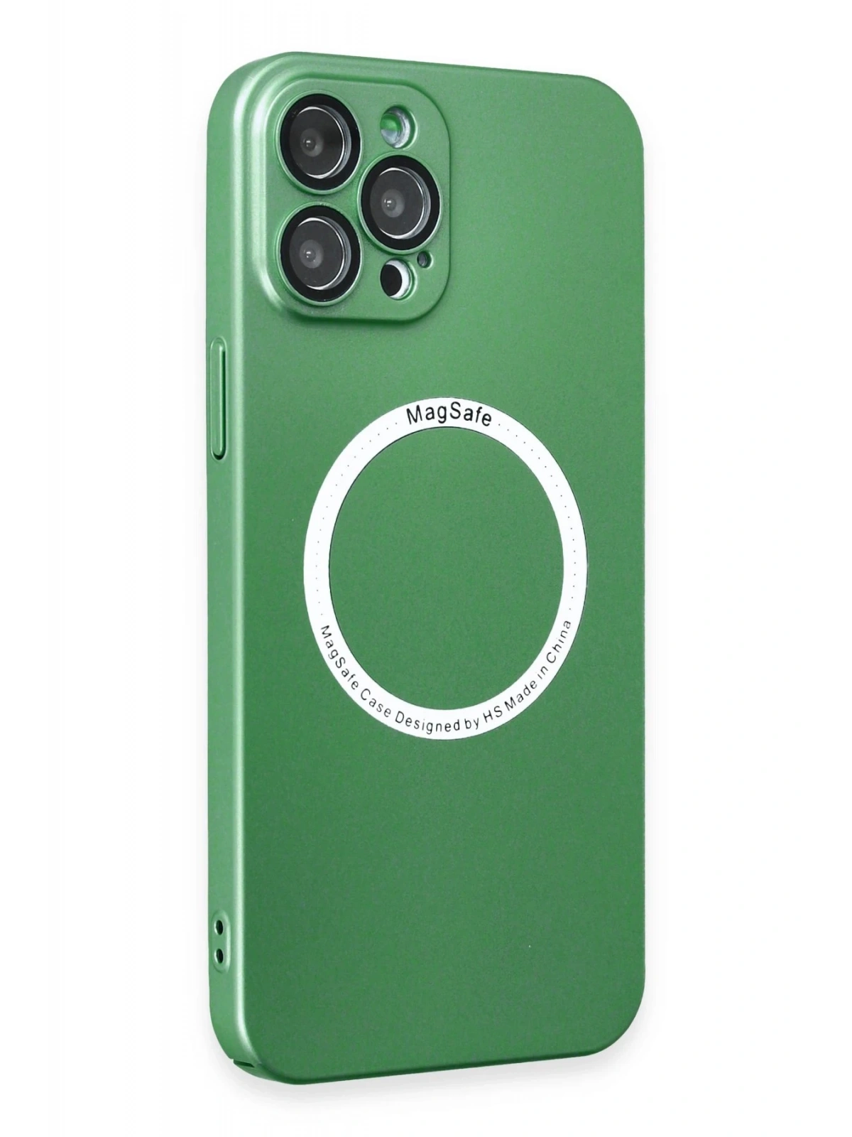 Newface Apple iPhone 12 Pro Kılıf Jack Magneticsafe Lens Silikon - Yeşil