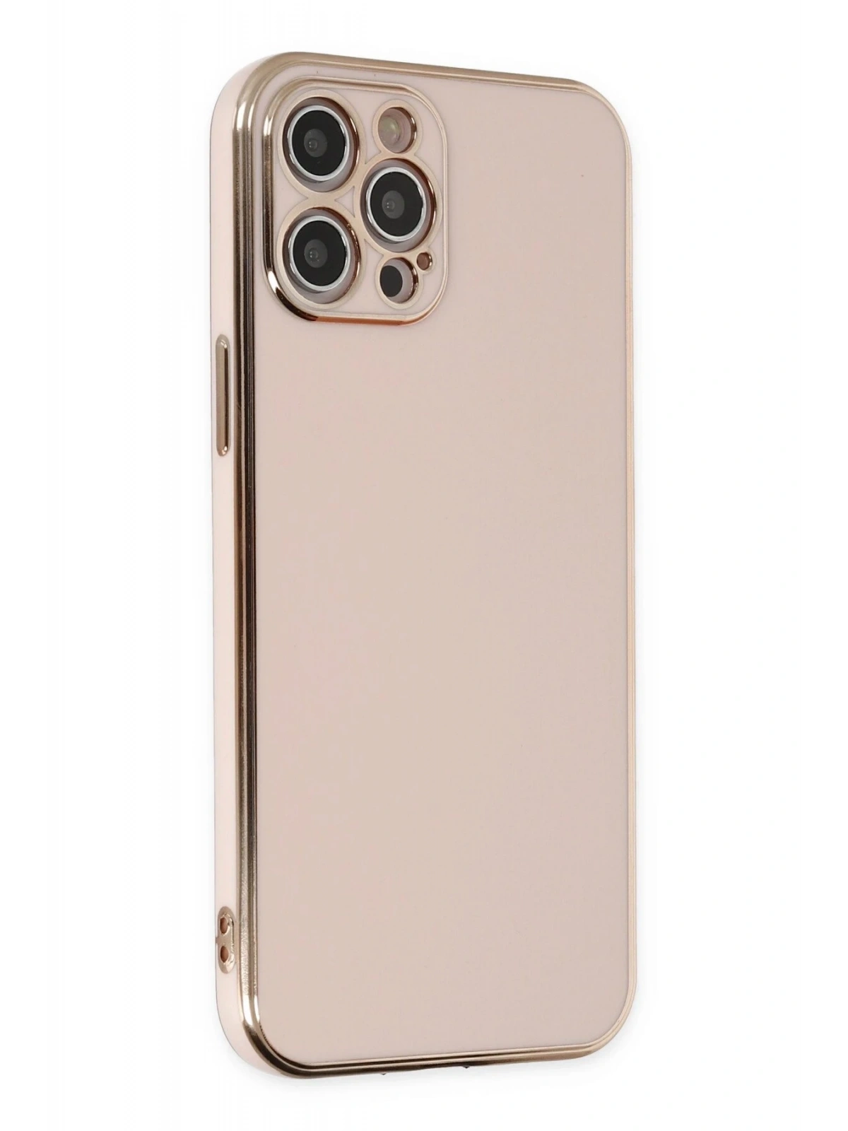 Newface Apple iPhone 12 Pro Kılıf Volet Silikon - Pembe