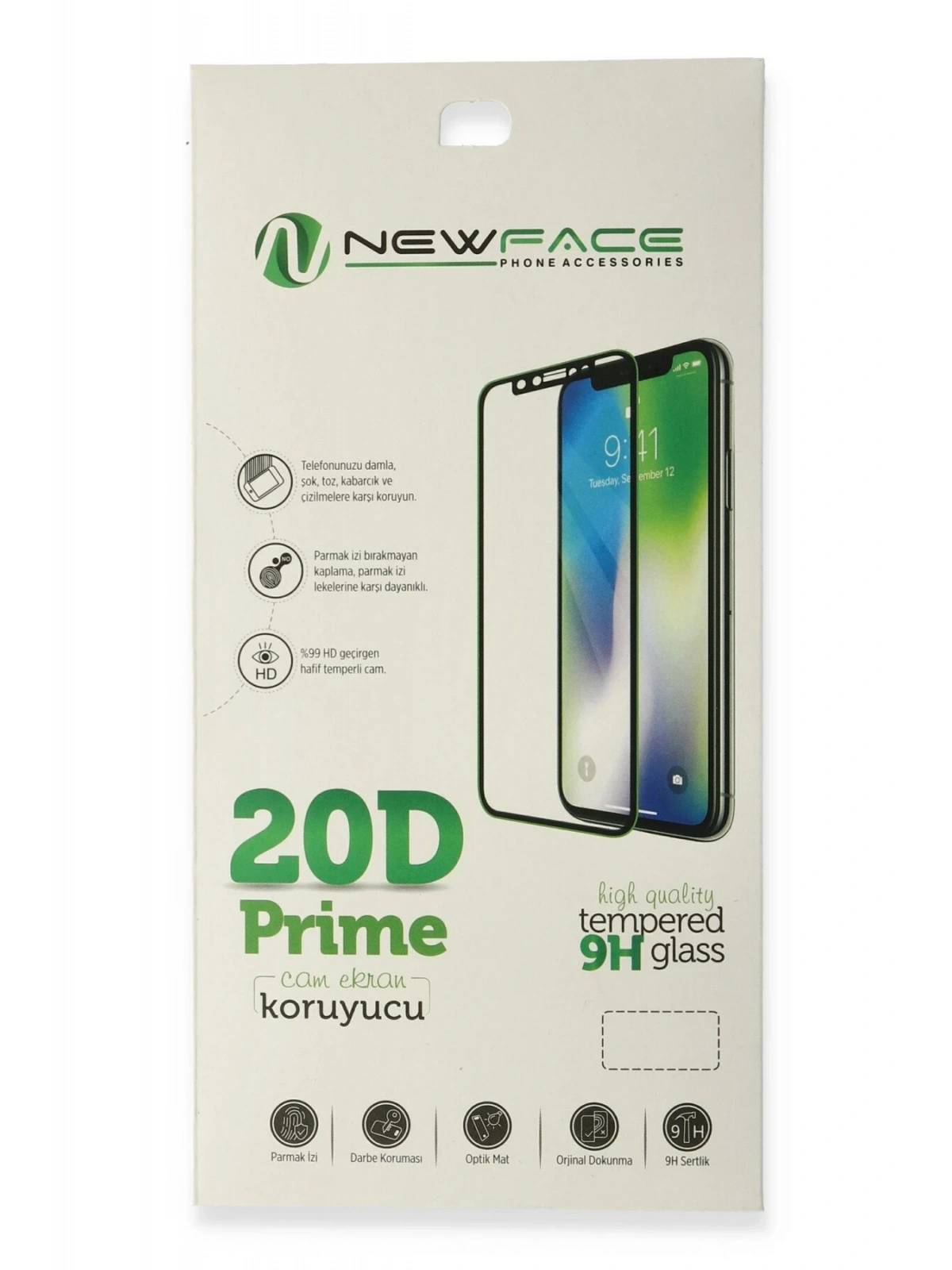 Newface Apple iPhone 12 Pro Max 20D Premium Cam Ekran Koruyucu