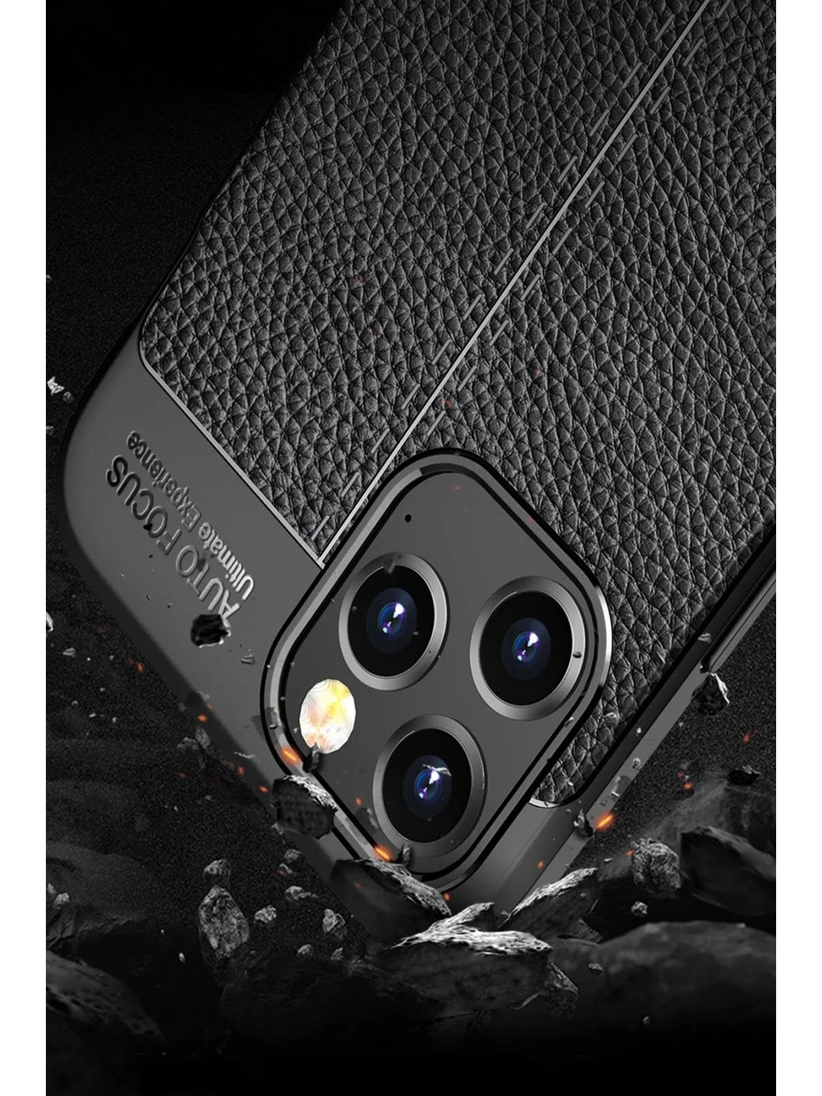 Newface Apple iPhone 12 Pro Max Kılıf Auto Focus Kapak - Kırmızı