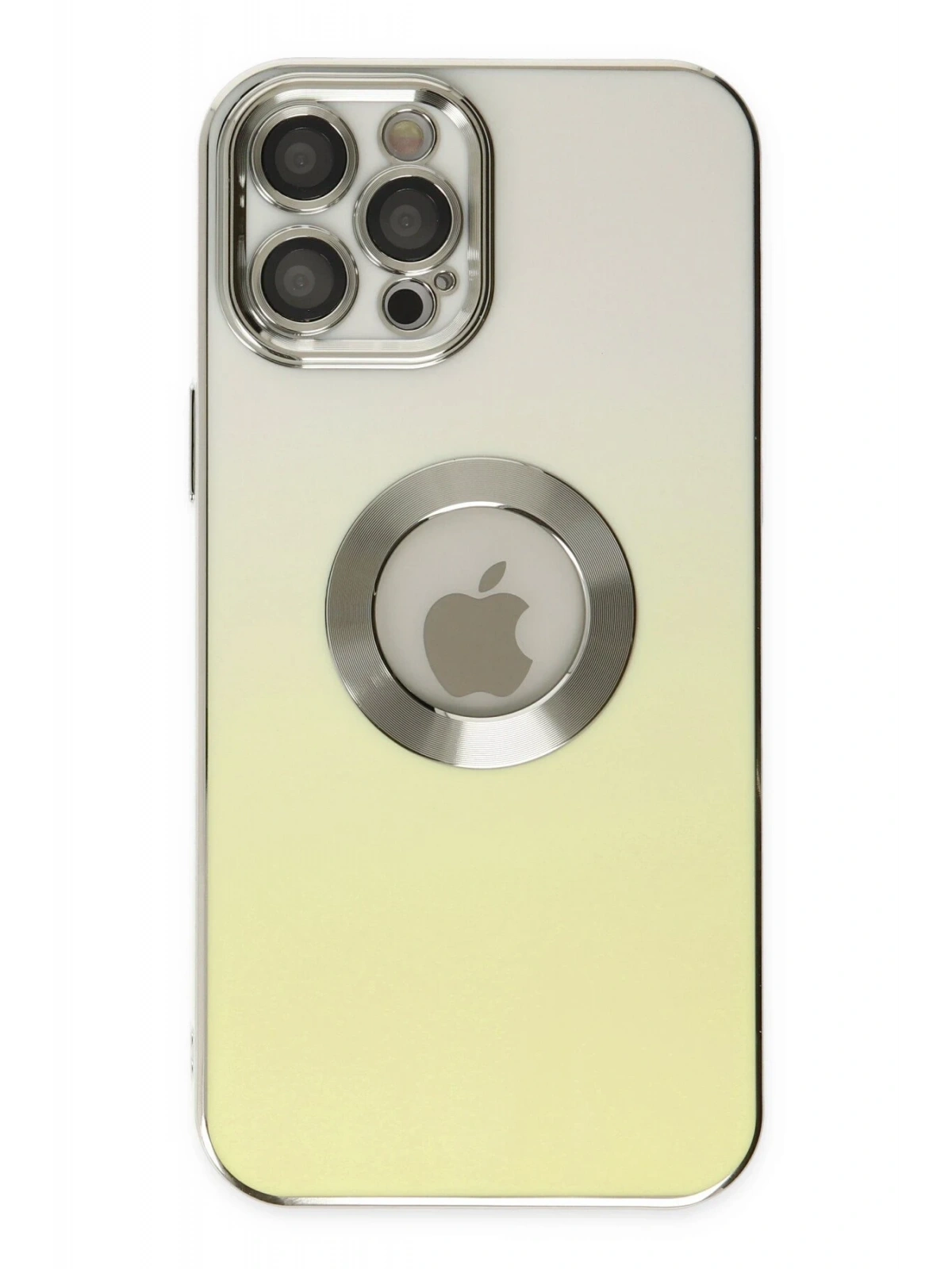 Newface Apple iPhone 12 Pro Max Kılıf Best Silikon - Sarı