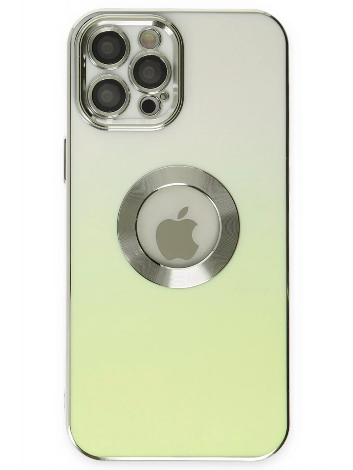 Newface Apple iPhone 12 Pro Max Kılıf Best Silikon - Yeşil