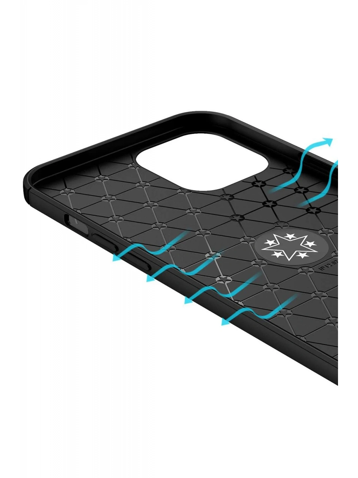 Newface Apple iPhone 12 Pro Max Kılıf Range Yüzüklü Silikon - Kırmızı