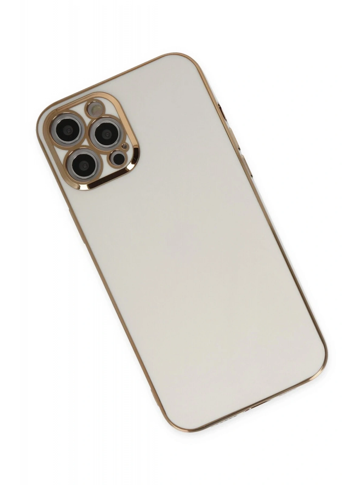 Newface Apple iPhone 12 Pro Max Kılıf Volet Silikon - Beyaz