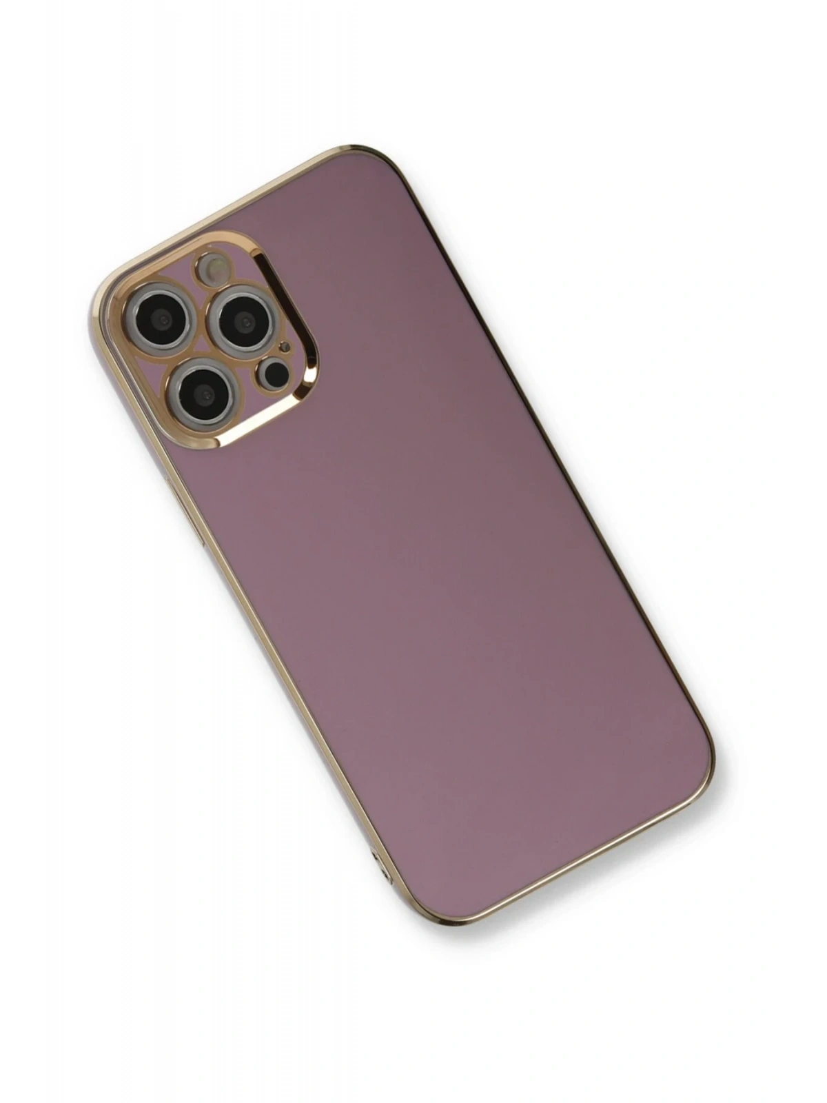 Newface Apple iPhone 12 Pro Max Kılıf Volet Silikon - Mor
