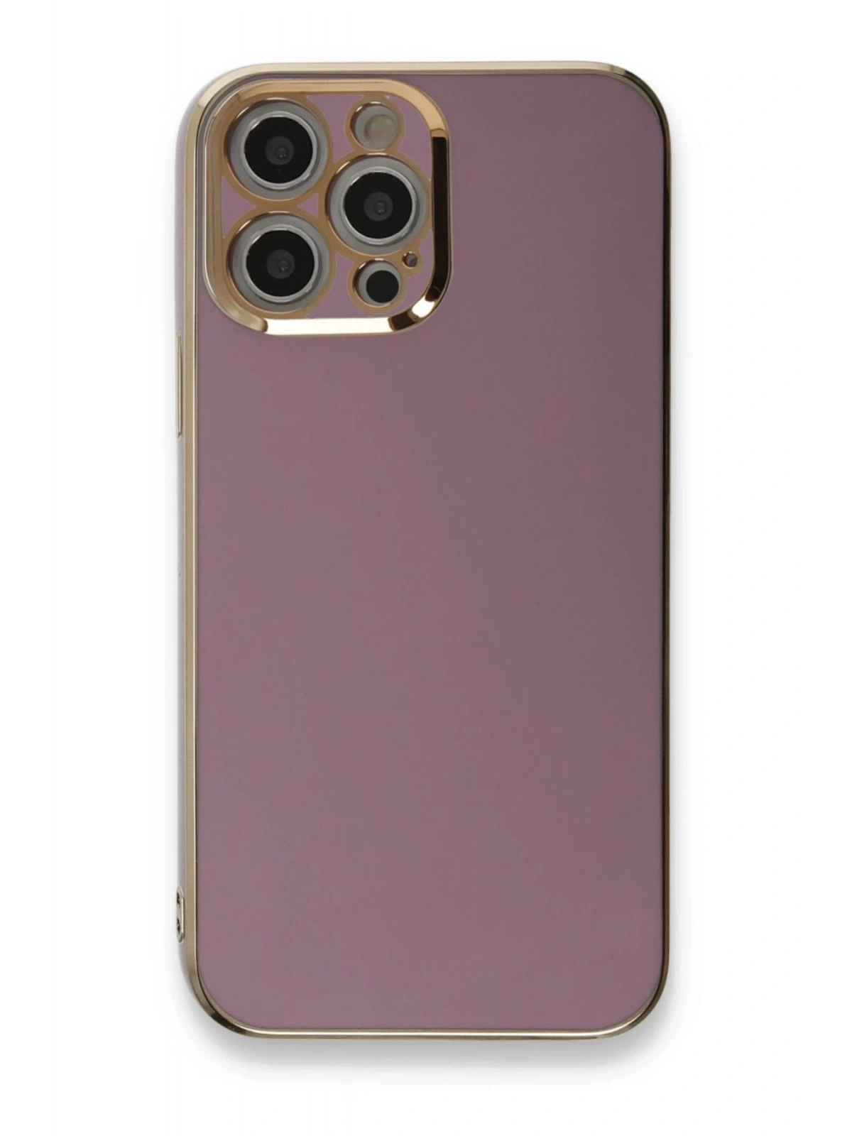Newface Apple iPhone 12 Pro Max Kılıf Volet Silikon - Mor