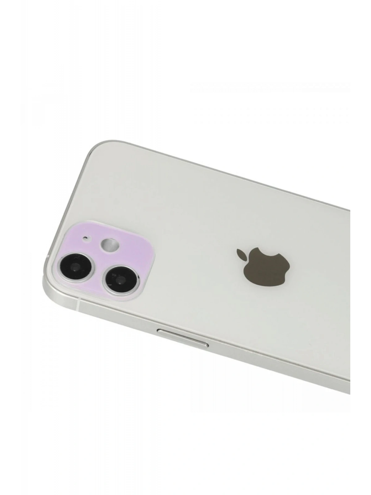 Newface Apple iPhone 12 Rainbow Kamera Lens Koruma Cam - Mor