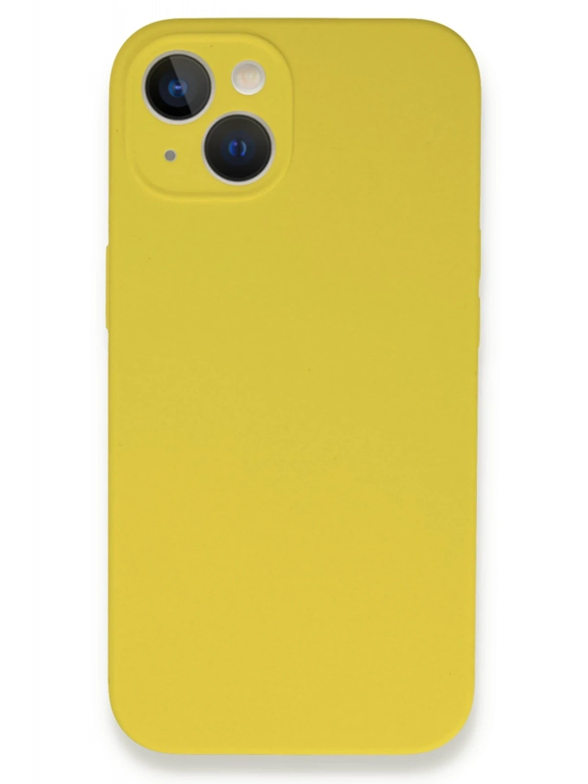 Newface Apple iPhone 13 Mini Kılıf Lansman Legant Silikon - Sarı
