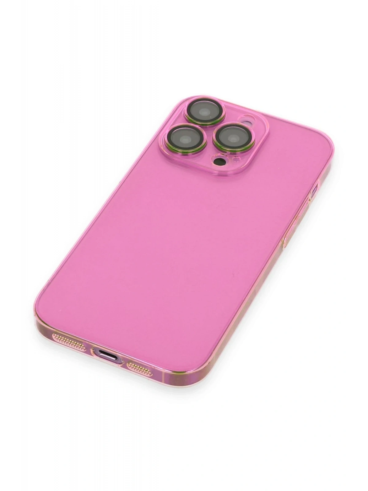 Newface Apple iPhone 13 Pro Kılıf Armada Lensli Kapak - Pembe