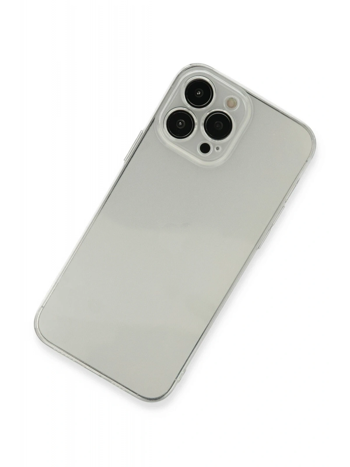 Newface Apple iPhone 13 Pro Kılıf Fly Lens Silikon - Şeffaf