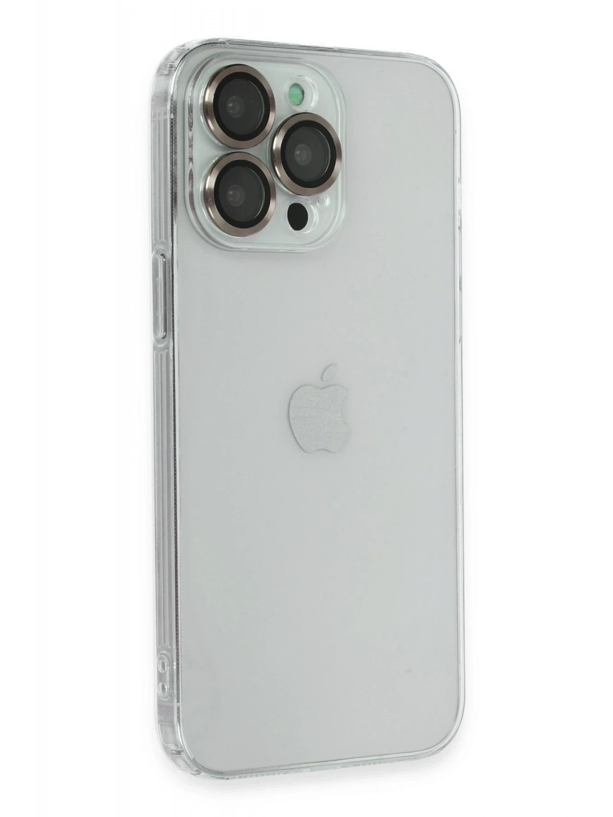 Newface Apple iPhone 13 Pro Kılıf Luko Lens Silikon -Yeşil