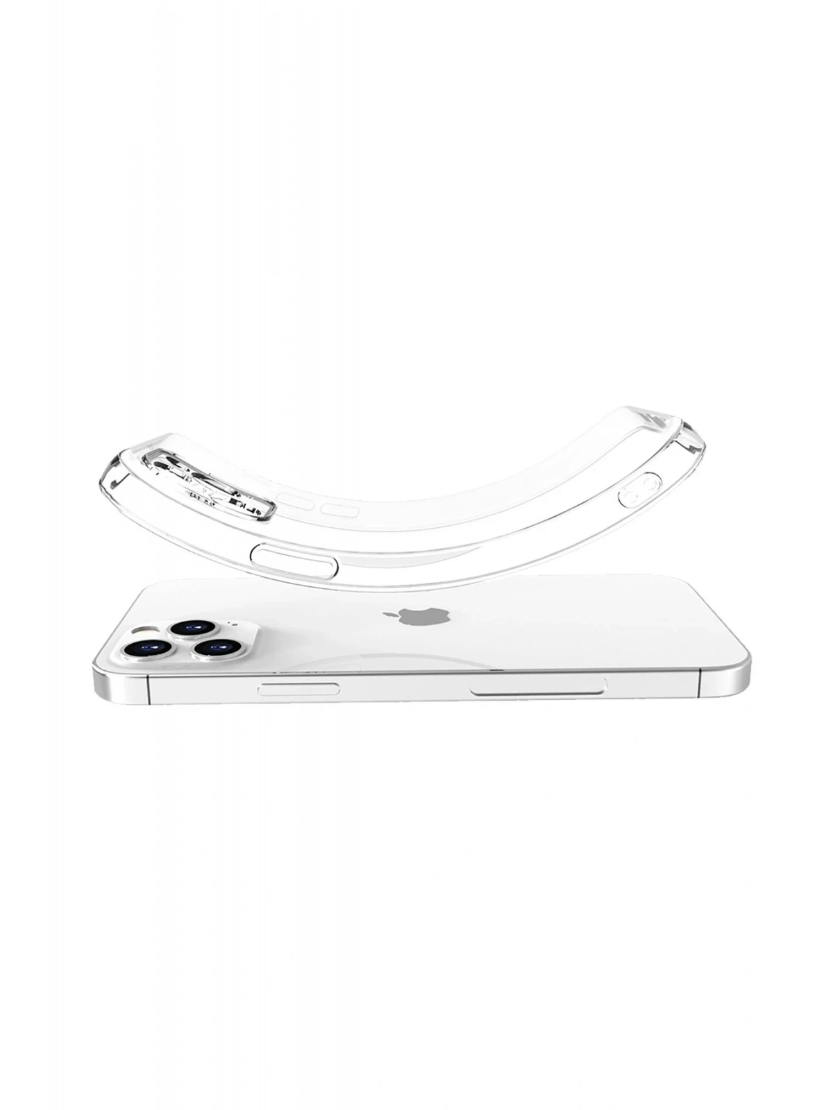 Newface Apple iPhone 13 Pro Kılıf Lüx Şeffaf Silikon
