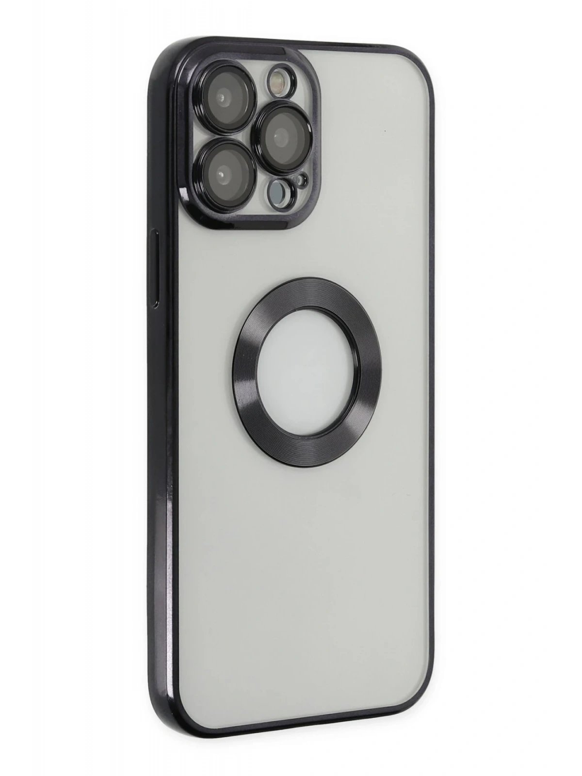 Newface Apple iPhone 13 Pro Kılıf Slot Silikon - Siyah