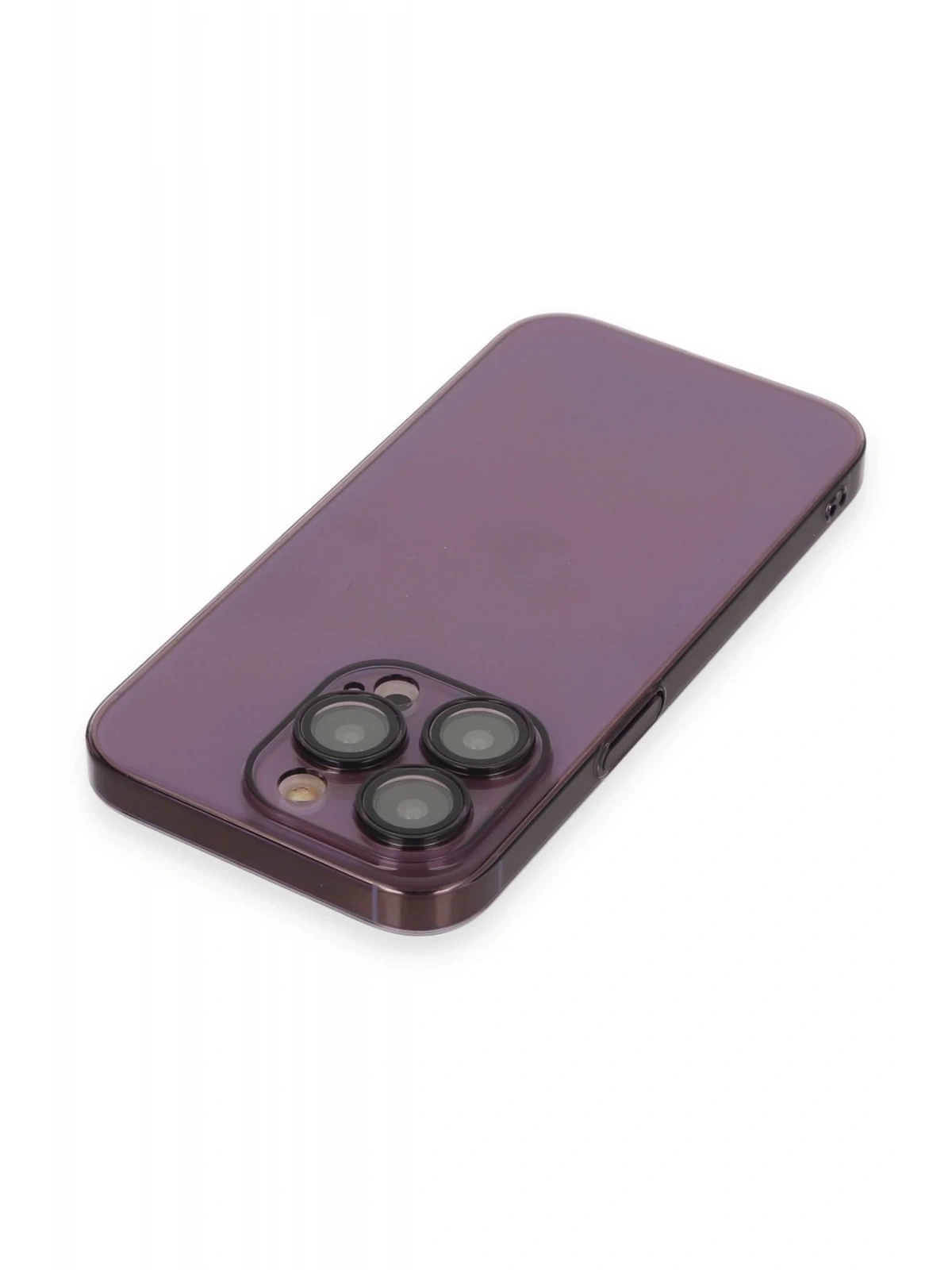 Newface Apple iPhone 13 Pro Max Kılıf Armada Lensli Kapak - Derin Mor