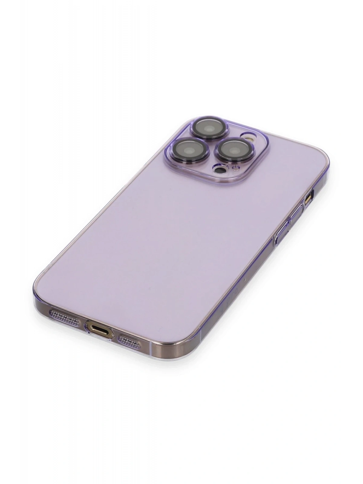 Newface Apple iPhone 13 Pro Max Kılıf Armada Lensli Kapak - Lila