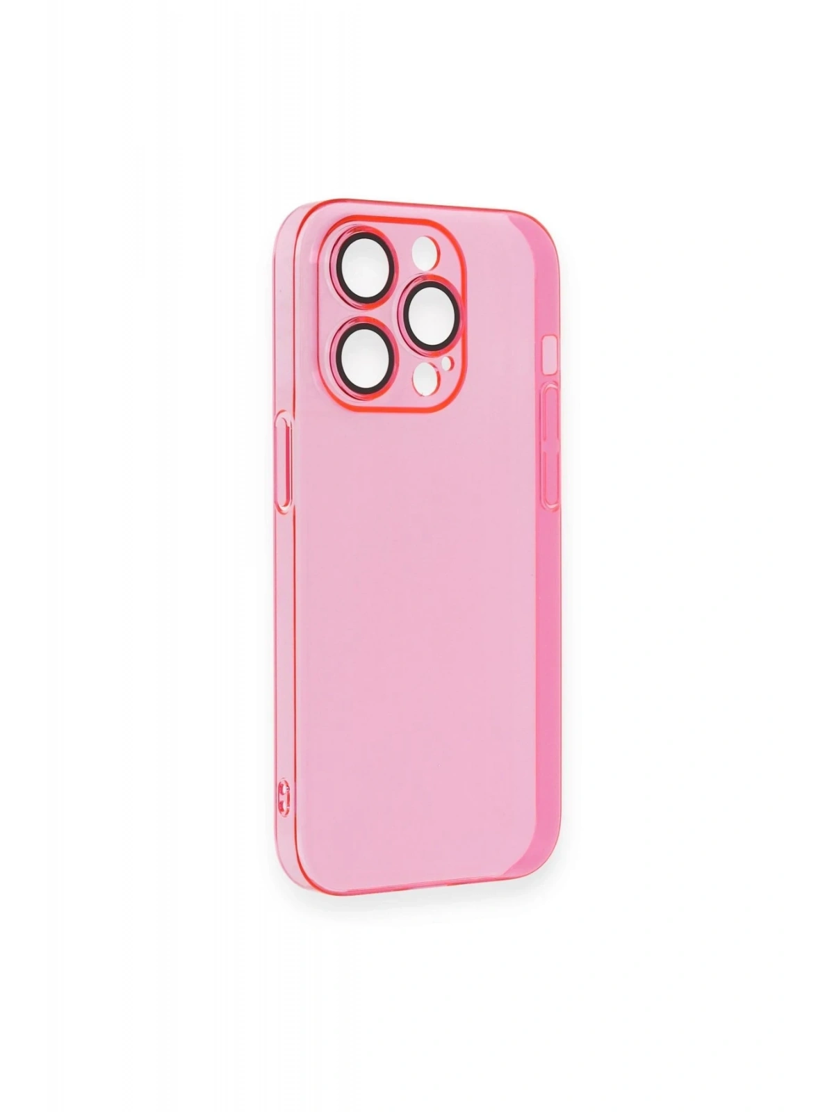 Newface Apple iPhone 13 Pro Max Kılıf Armada Lensli Kapak - Pembe