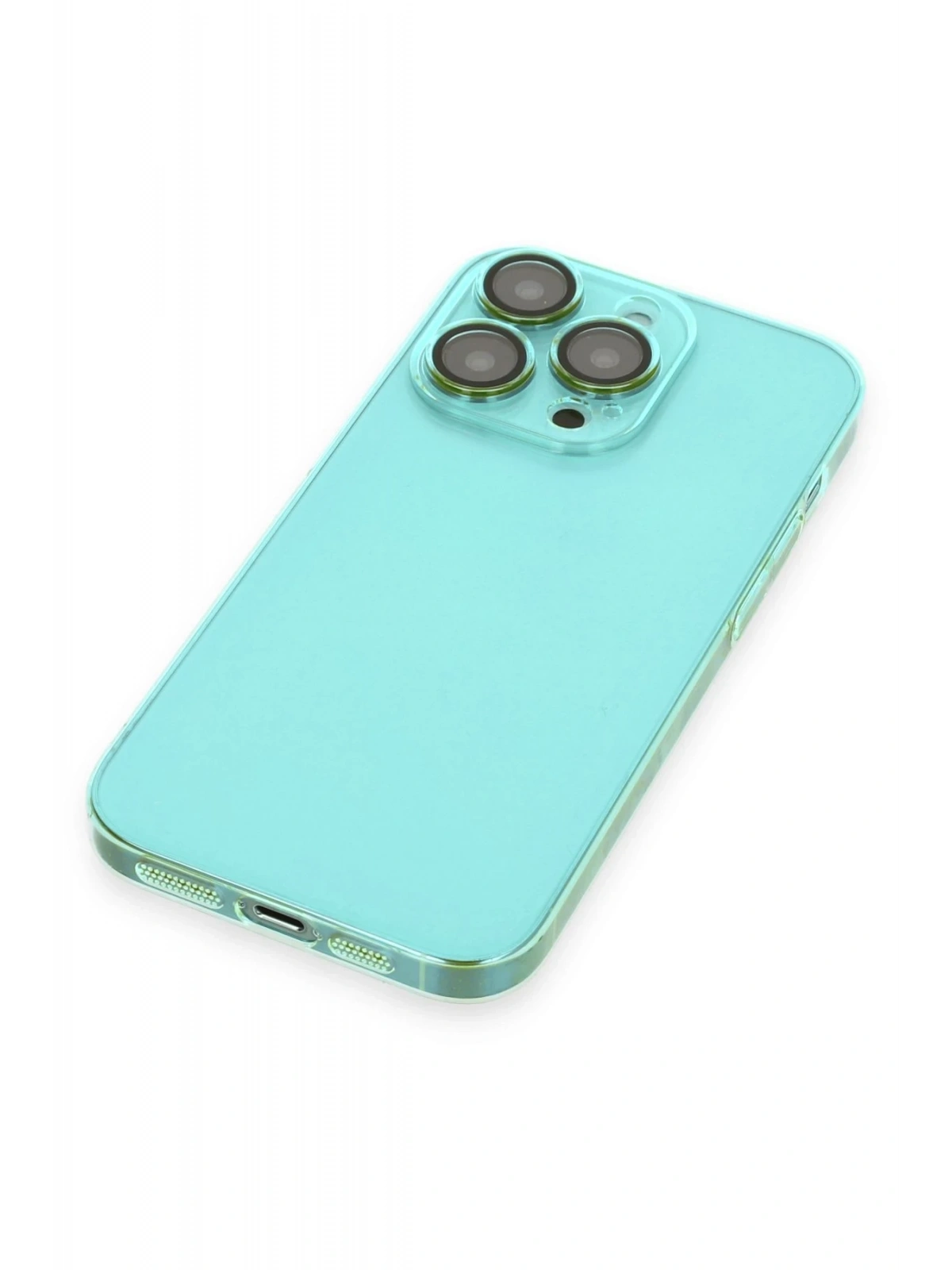 Newface Apple iPhone 13 Pro Max Kılıf Armada Lensli Kapak - Yeşil