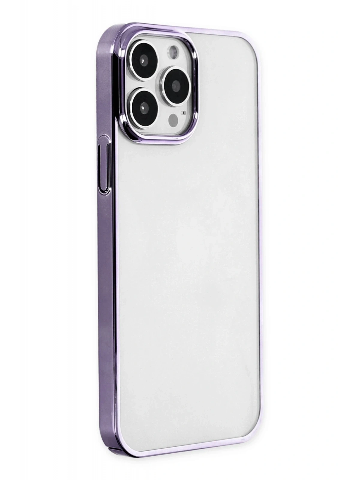 Newface Apple iPhone 13 Pro Max Kılıf Element Silikon - Mor