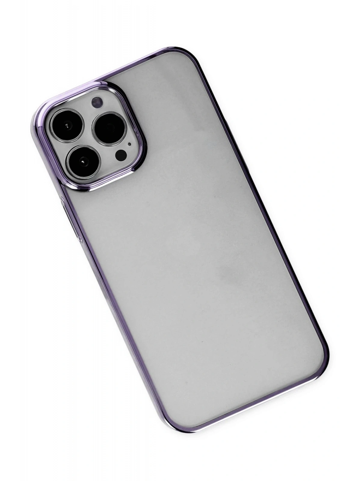 Newface Apple iPhone 13 Pro Max Kılıf Element Silikon - Mor