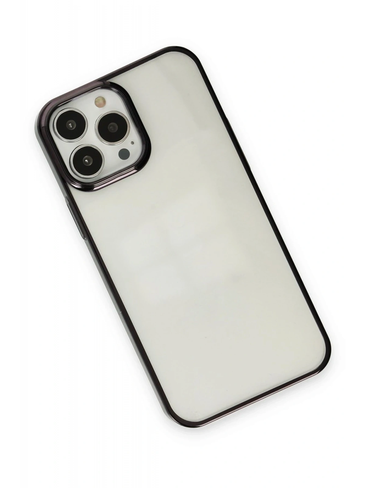 Newface Apple iPhone 13 Pro Max Kılıf Element Silikon - Siyah