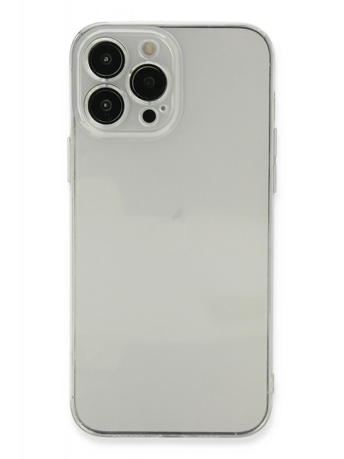 Newface Apple iPhone 13 Pro Max Kılıf Fly Lens Silikon - Şeffaf