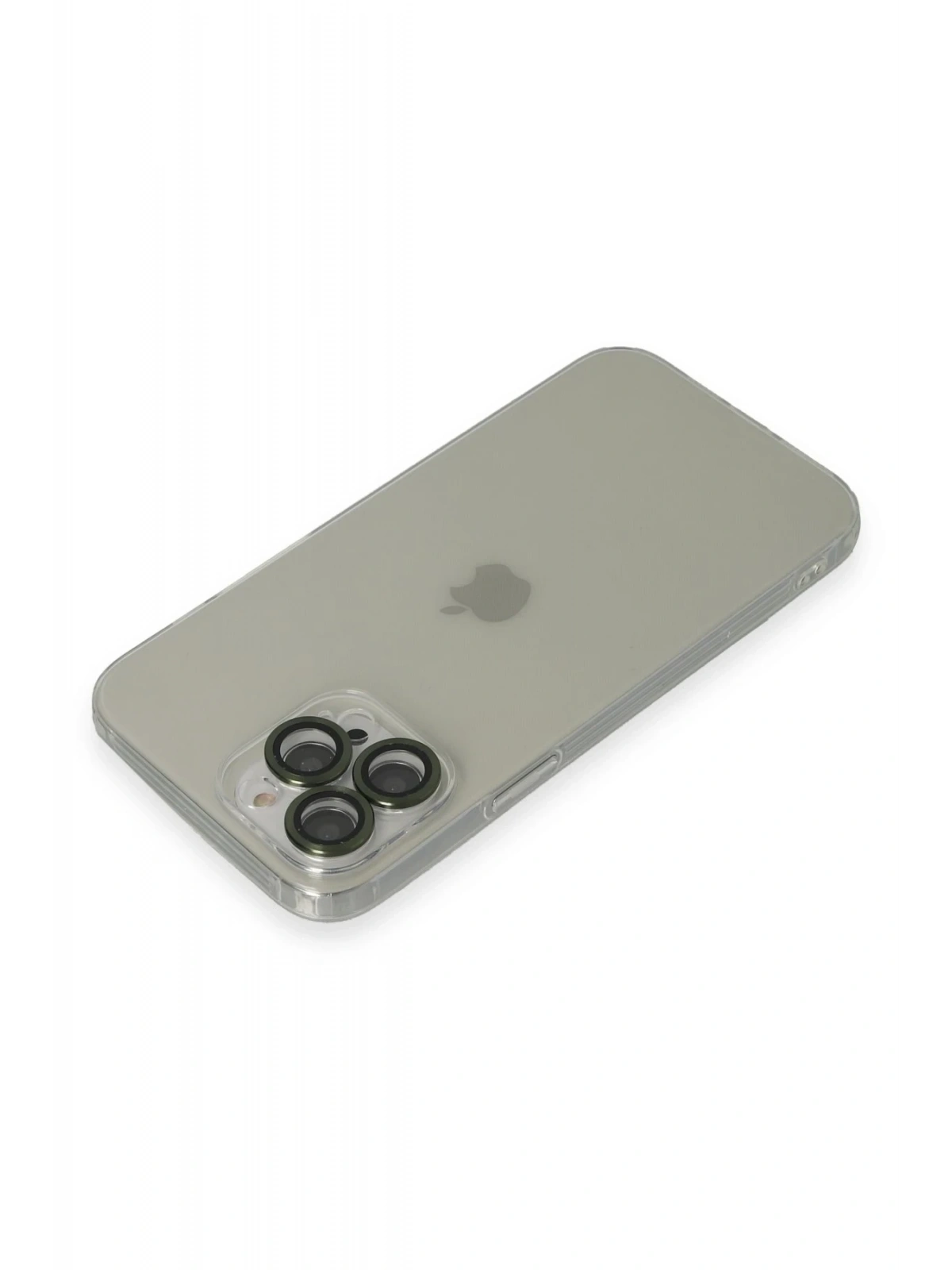 Newface Apple iPhone 13 Pro Max Kılıf Luko Lens Silikon - Yeşil