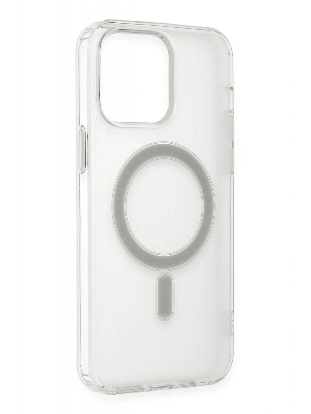 Newface Apple iPhone 13 Pro Max Kılıf Matte Şeffaf Magneticsafe - Şeffaf