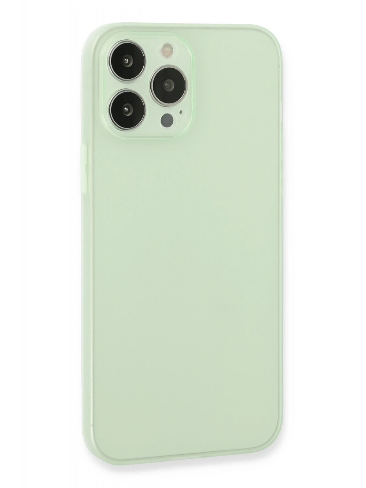 Newface Apple iPhone 13 Pro Max Kılıf Puma Silikon - Açık Yeşil