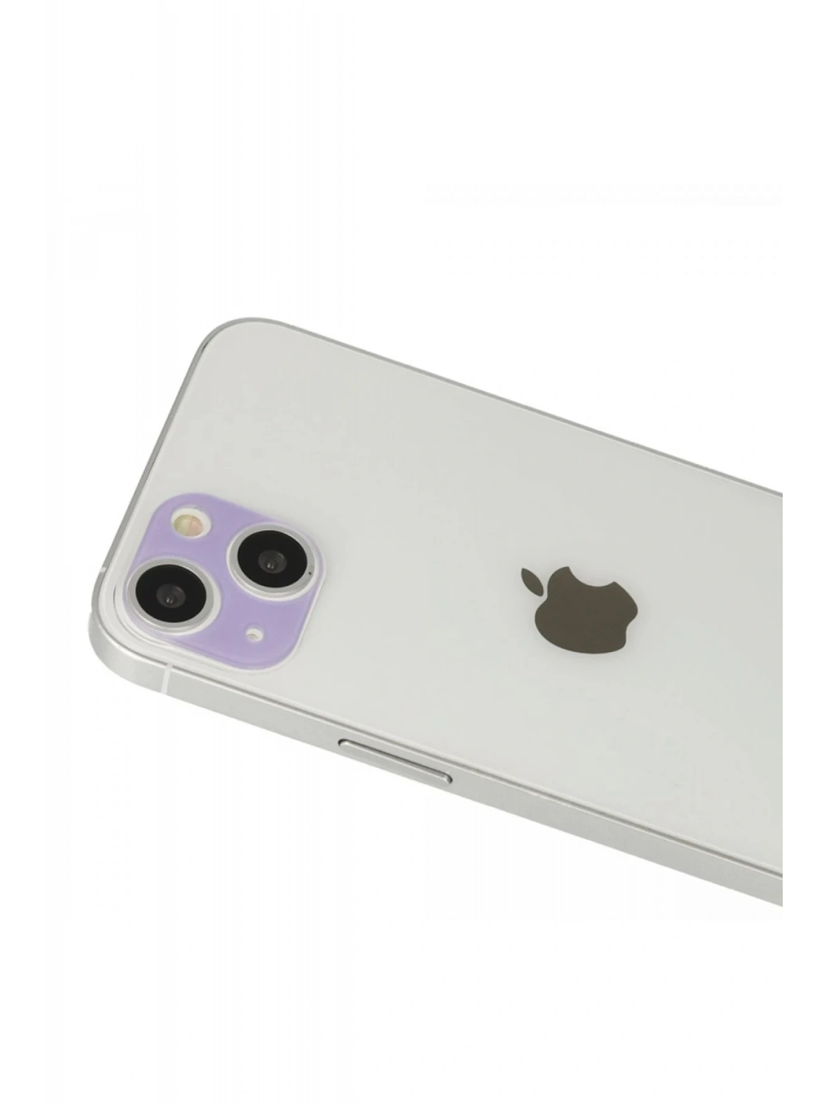 Newface Apple iPhone 13 Rainbow Kamera Lens Koruma Cam - Mor